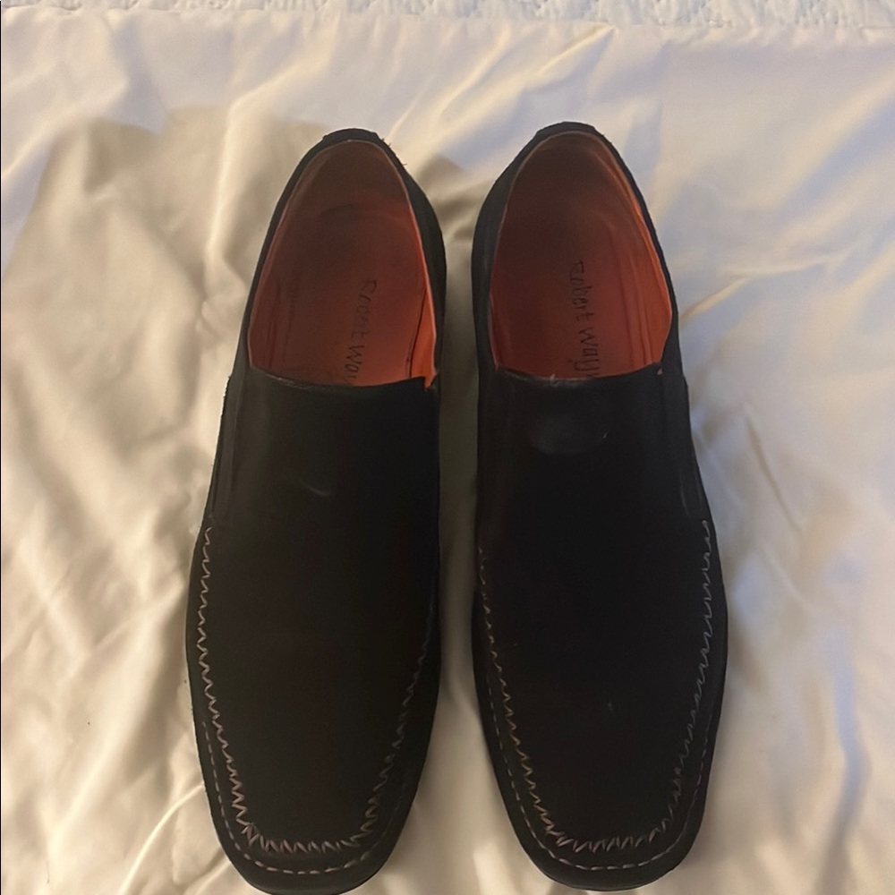 Men's Black Slip-On Shoes